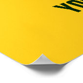 Tribal Shamrock aangepaste poster (Hoek)