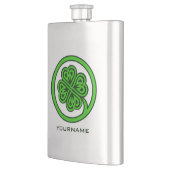 Tribal Shamrock maatkolf Heupfles (Links)