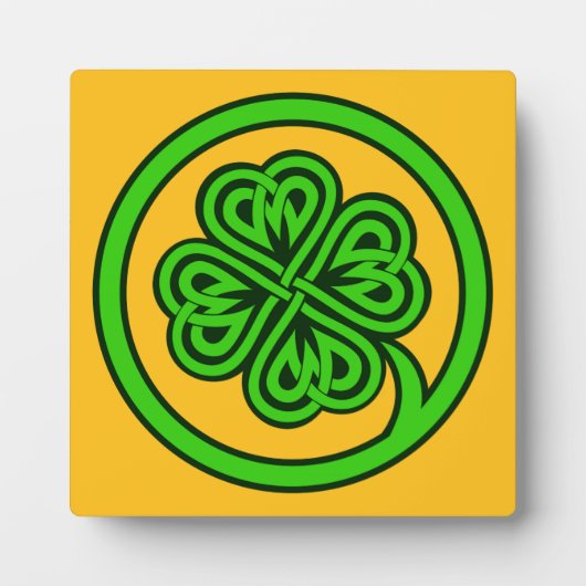 Tribal Shamrock plaque Fotoplaat (Voorkant)