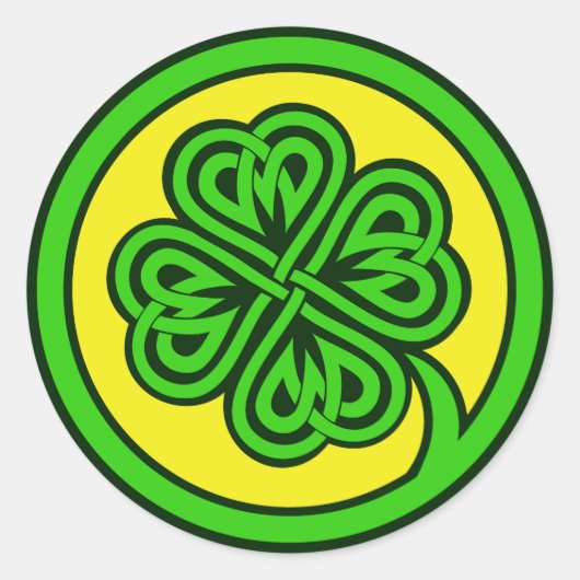 Tribal Shamrock stickers (Voorkant)