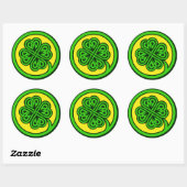 Tribal Shamrock stickers (Vel)