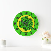 Tribal Shamrock wandklokken (Huis)