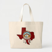 Tribal Shield/ Texas Jumbo Canvas tas (Voorkant)