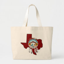 Tribal Shield/ Texas Jumbo Canvas tas