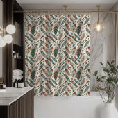 Tribal Shower Curtain Native Arrows and Feathers Douchegordijn