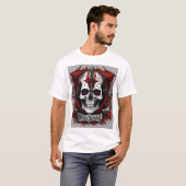 Tribal Skull artwork T-shirt (Voorkant volledig)
