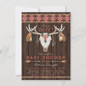 Tribal Skull Baby Shower Uitnodigingen (Voorkant)