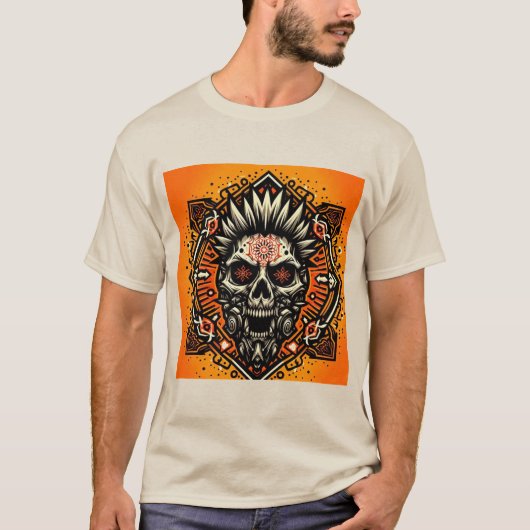 Tribal Skull-Collectie T-shirt (Voorkant)