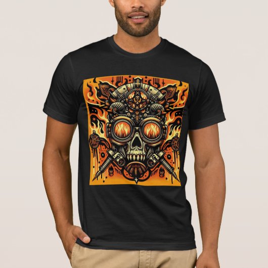 Tribal Skull-Collectie T-shirt (Voorkant)
