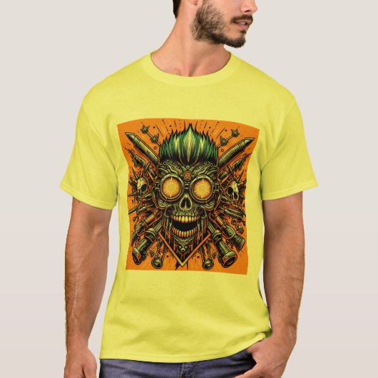 Tribal Skull-Collectie T-shirt (Voorkant)