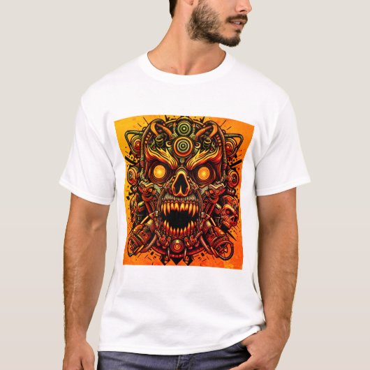 Tribal Skull-Collectie T-shirt (Voorkant)