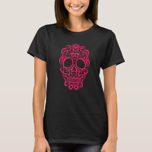 Tribal Skull Heads Grunge Punk Metal T-shirt