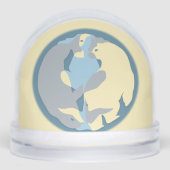 Tribal Snow Globe Custom Spirit Nature Snow Globes Sneeuwbol (Voorkant)