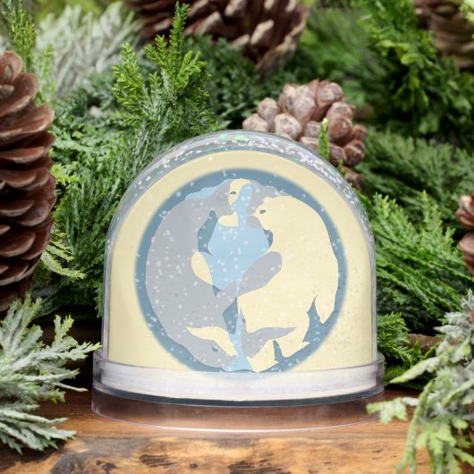 Tribal Snow Globe Custom Spirit Nature Snow Globes Sneeuwbol (Winter)