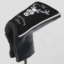 Tribal Snow Stag White Silhouette Golfheadcover