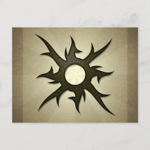 Tribal Solar Thorns Briefkaart