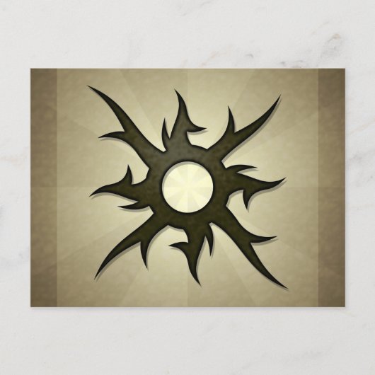 Tribal Solar Thorns Briefkaart (Voorkant)