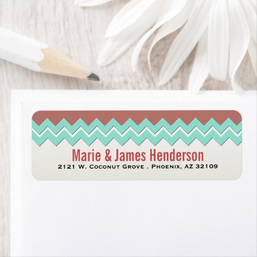 Tribal Southwestern het Adres Etiket van de Terugk (Insitu)