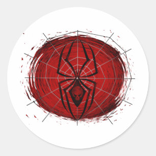 Tribal Spider Ronde Sticker