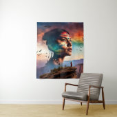 Tribal Spirit Art Wandkleed (In situ)