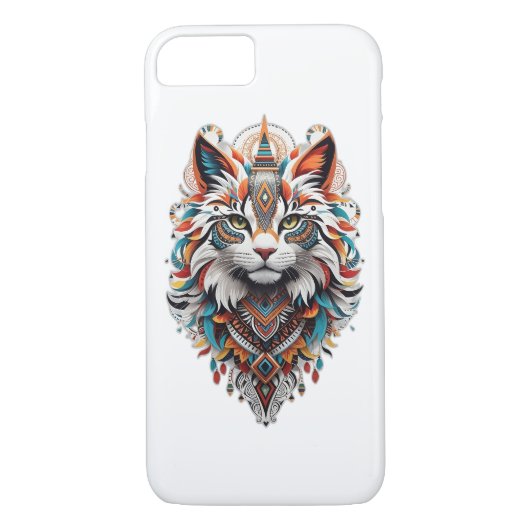 Tribal spirit cat logo Case-Mate iPhone case (Achterkant)