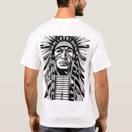 Tribal Spirit: een Indiaans symbool. T-shirt