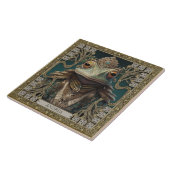 Tribal Spirit Frog  kunstaltaarstuk Tegeltje (Zijkant)