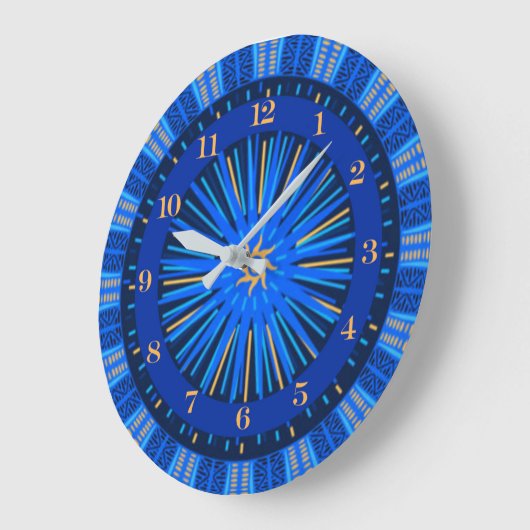 Tribal Star Wall Clock Grote Klok (Hoek)