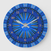 Tribal Star Wall Clock Grote Klok (Voorkant)
