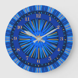 Tribal Star Wall Clock Grote Klok