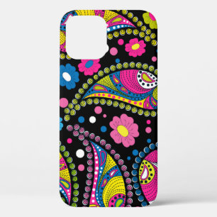 Tribal stijl paisley, naadloos etnisch patroon. Case-Mate iPhone case
