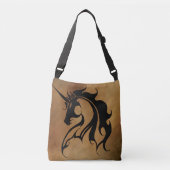 Tribal Stone Unicorn Crossbody Tas (Voorkant)
