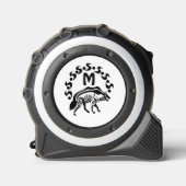 Tribal Striped Hyena Monogram Rolmaat (Voorkant)