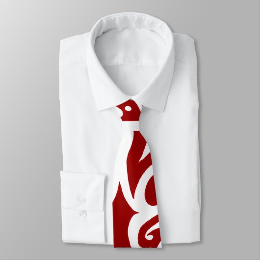 Tribal Stropdas Maroon (Gebonden)