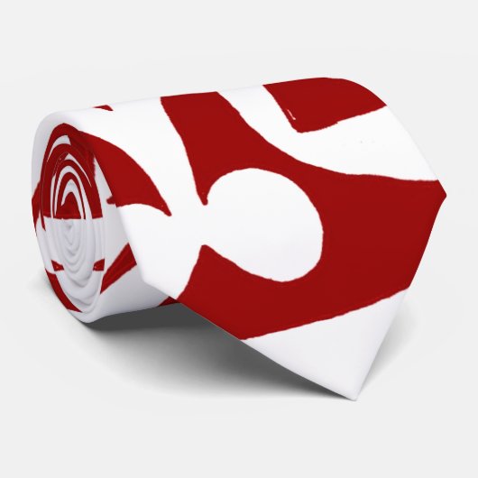 Tribal Stropdas Maroon (Opgerold)