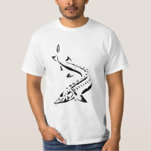 Tribal Sturgeon T T-shirt