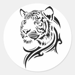 Tribal Style Tijger Stickers