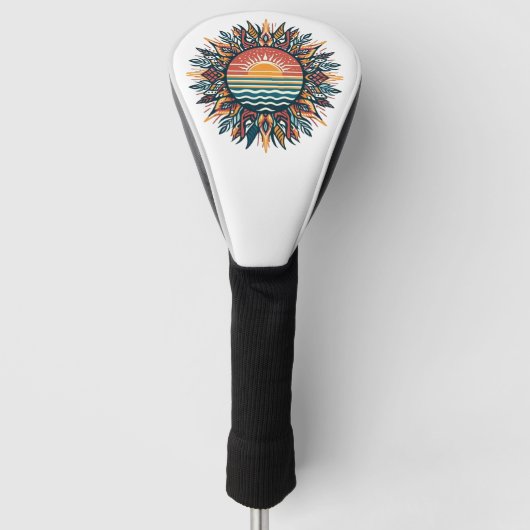 Tribal Summer Sun Golfheadcover (Voorkant)