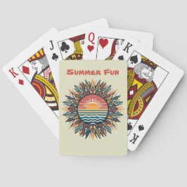 Tribal Summer Sun Pokerkaarten