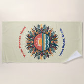 Tribal Summer Sun Strandlaken (Voorkant)