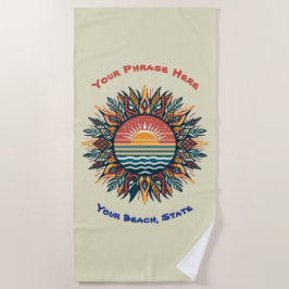 Tribal Summer Sun Strandlaken