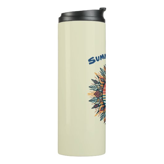Tribal Summer Sun Thermosbeker (Gedraaid links)