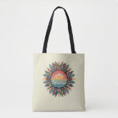 Tribal Summer Sun Tote Bag (Voorkant)