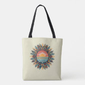Tribal Summer Sun Tote Bag (Achterkant)