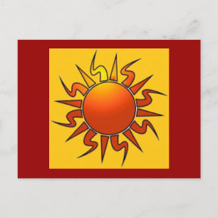Tribal Sun Briefkaart
