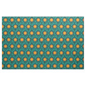 Tribal Sun die overlapping herhaalt Stof (Yard (91,4 cm))