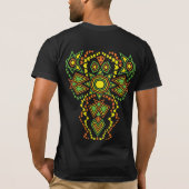 Tribal Sun dubbelzijdige, heldere afdrukken T-shirt (Achterkant)