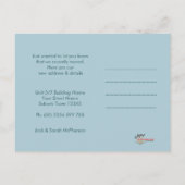 Tribal Sun Moving House New Address Briefkaart (Achterkant)