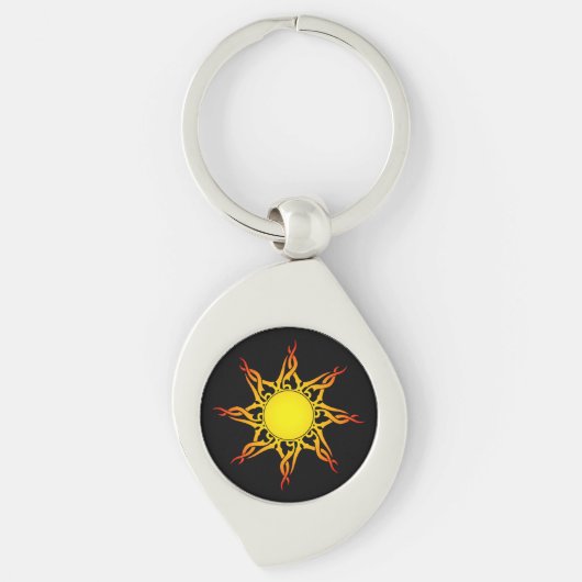 Tribal Sun Sleutelhanger (Voorkant)