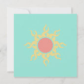 Tribal Sun Southwestern Weddenschap Kaart (Achterkant)